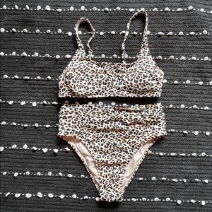 Xhilaration leopard bathing suit
